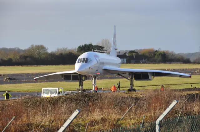 Concorde on the move