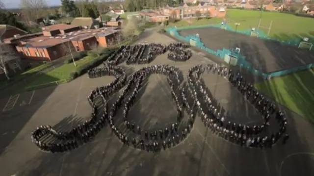 Students at Humphrey Perkins School in Barrow-upon-Soar