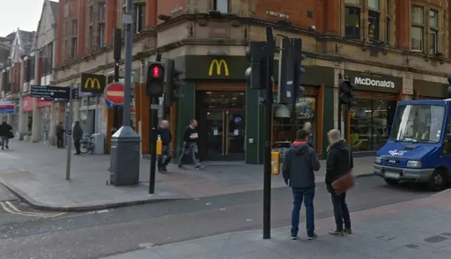 McDonald's on Market Street in Leicester