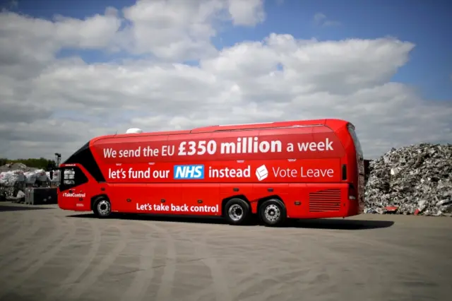 The Vote Leave campaign bus