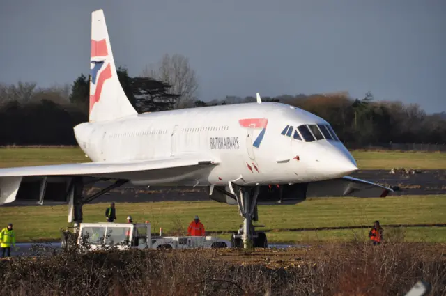 Concorde on the move