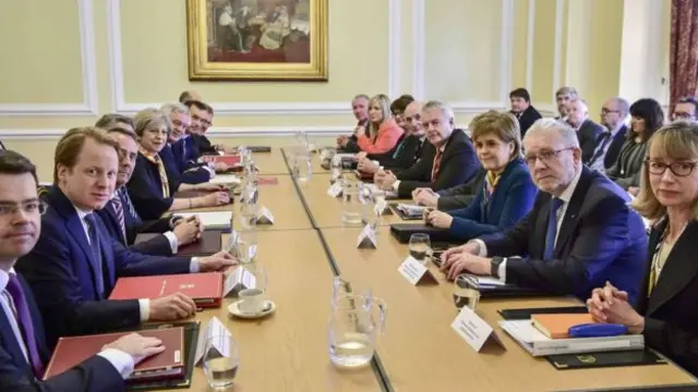 Ministers from across the UK gathered for a meeting in Cardiff