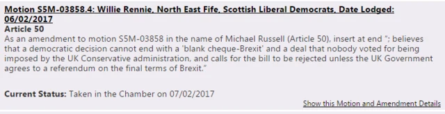 Lib Dem amendment