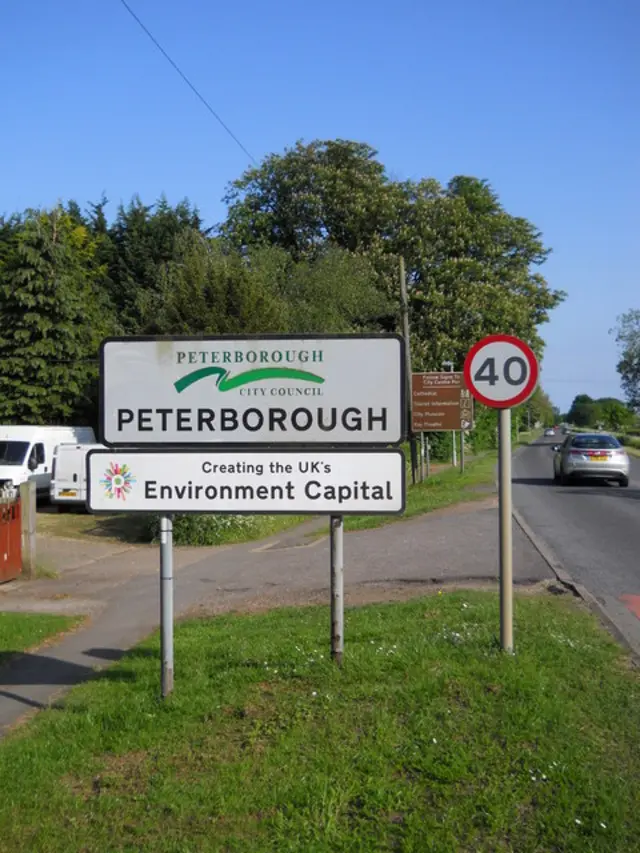 Peterborough sign