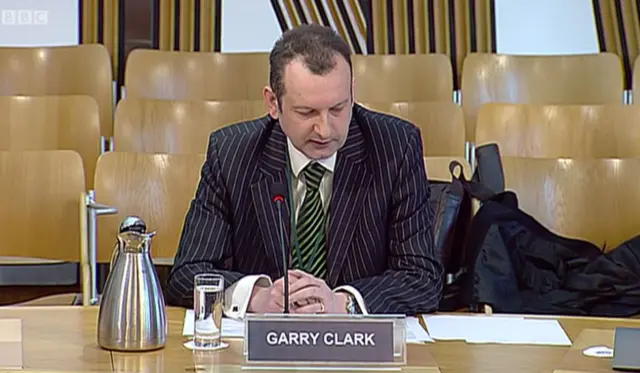 Garry Clark from the Scottish Chambers of Commerce