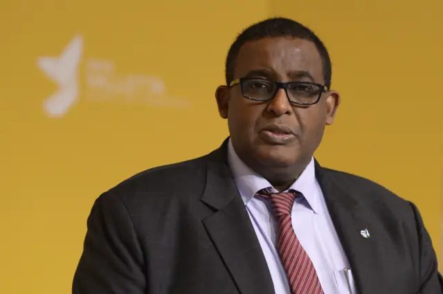 Somalia's Prime Minister Omar Abdirashid Ali Sharmarke