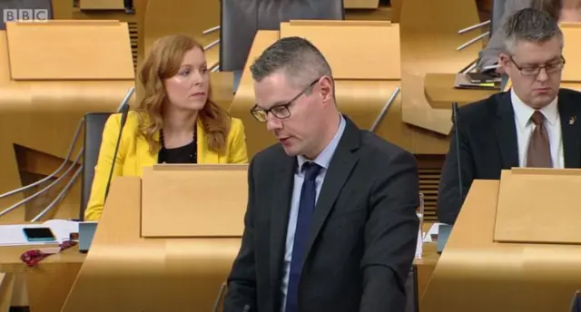 Finance Secretary Derek Mackay