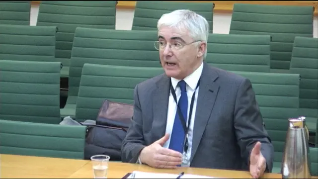 Lord Freud speaking at the work and pensions committee