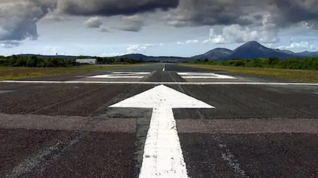 The airstrip near Broadford on Skye