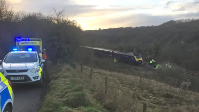Accident scene