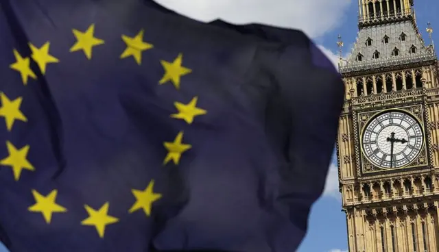 EU Flag and Big Ben