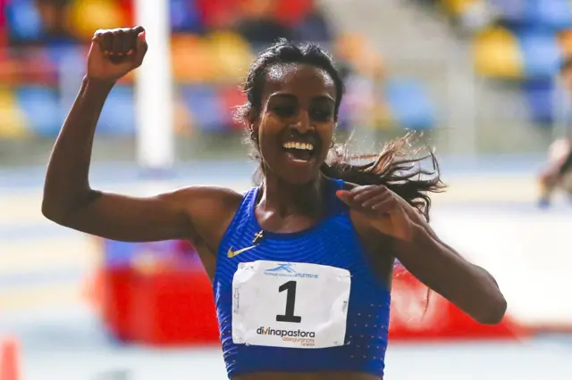 Ethiopian runner Genzebe Dibaba