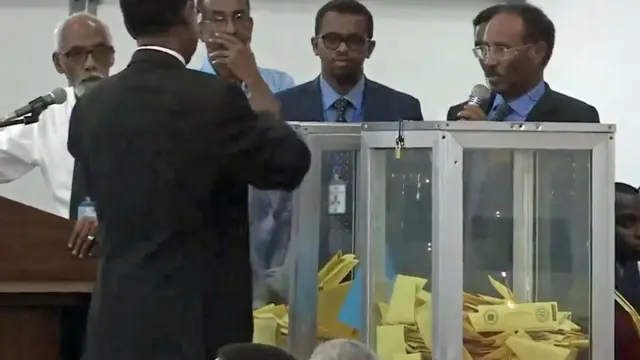 Voting box in Somalia