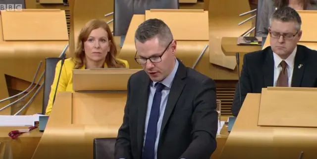 Finance Secretary Derek Mackay