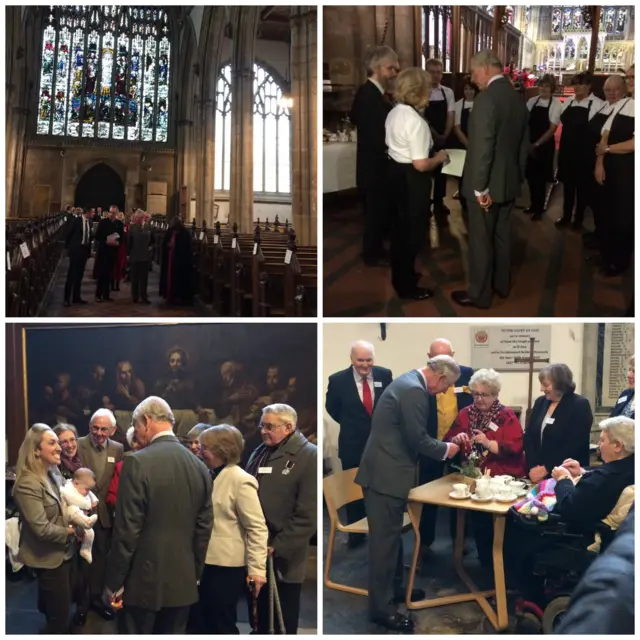 Prince Charles at Holy Trinity Church