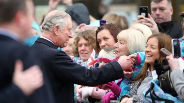 Prince Charles meets people in Hull