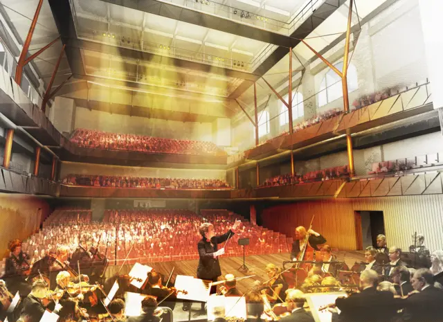 Interior of Colston Hall
