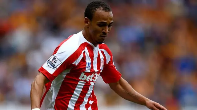 Odemwingie in Stoke shirt