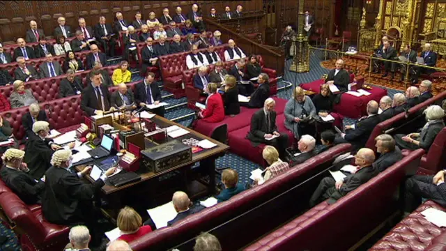 Lord O’Shaughnessy addresses the Lords