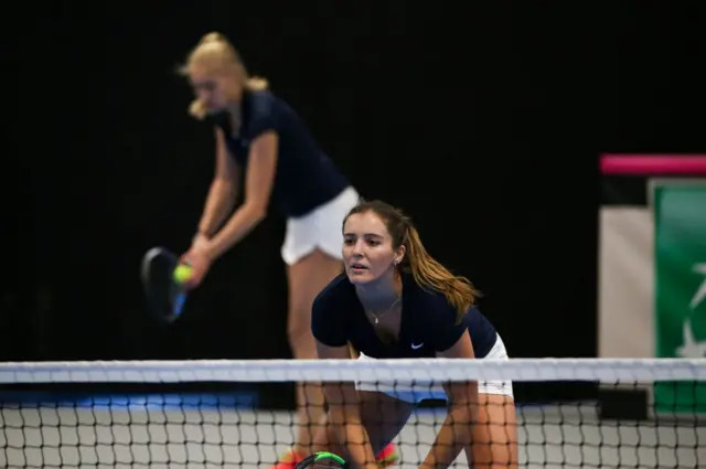 Laura Robson and Jocelyn Rae