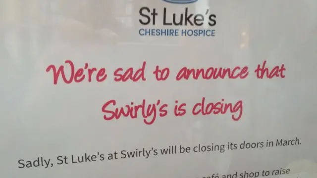 Announcement of closure