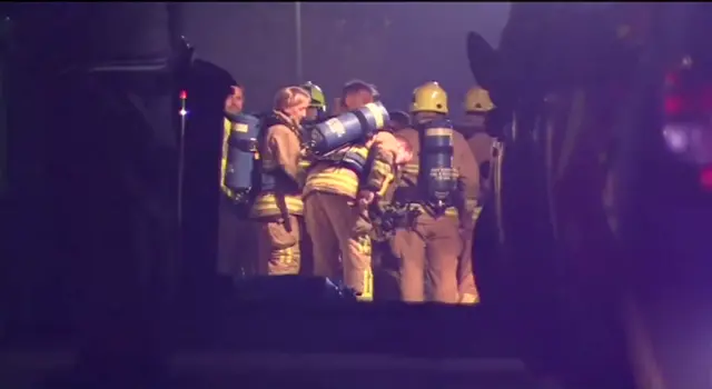 Firefighters at incident in St Leonards