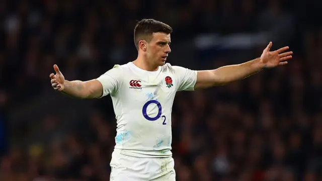 George Ford playing for England