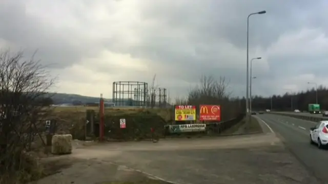 Site of proposed incinerator