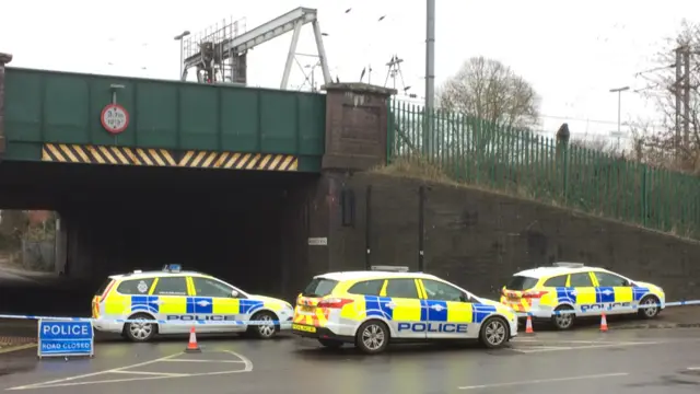 Scene at Ancaster Road in Ipswich this morning