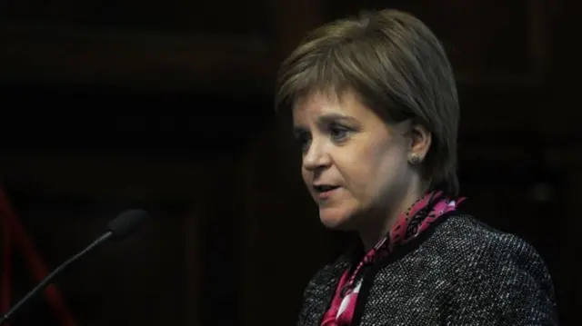 
          Nicola Sturgeon has accused a Westminster "faction" of trying to "rein in "Scotland
        