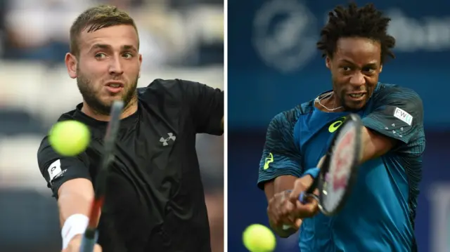 Dan Evans and Gael Monfils