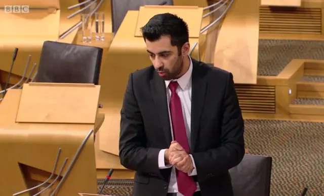 Transport Minister Humza Yousaf