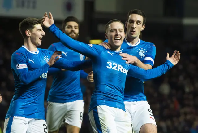 Rangers celebrate