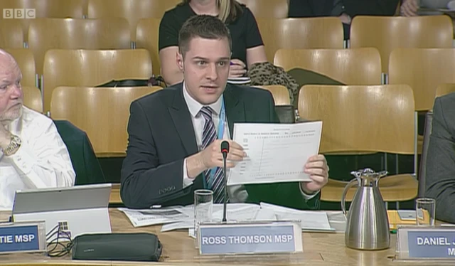 Tory MSP Ross Thomson