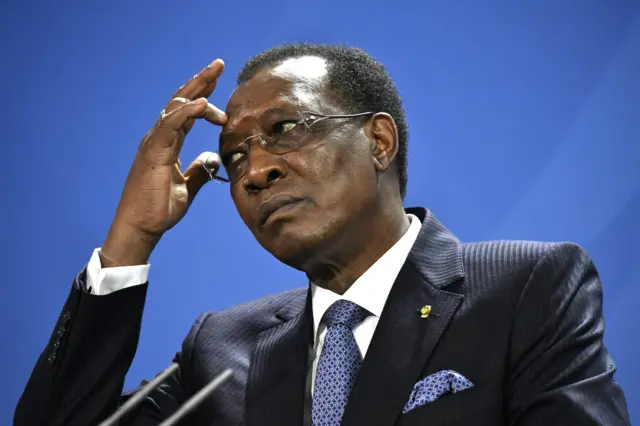 The president of Chad, Idriss Deby