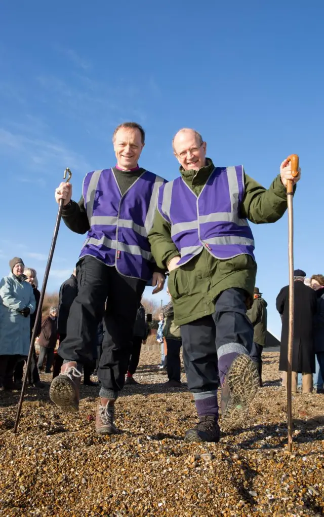 bishops on Suffolk pilgrimage