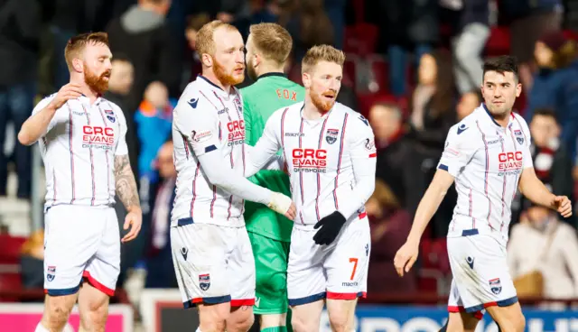 Ross County won 1-0 at Tynecastle