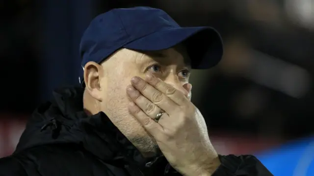 
          Coventry City manager Russell Slade during Bury v Coventry City clash
        