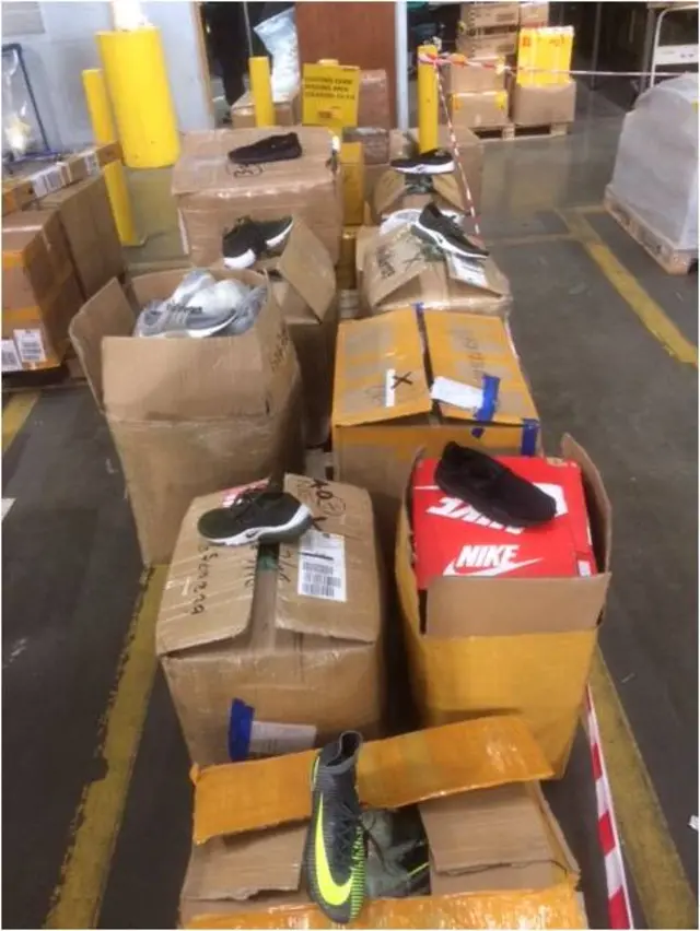 Fake items seized