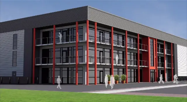 Artists impression of new factory