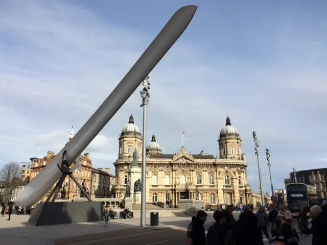 Blade in Hull's Queen Victoria Square