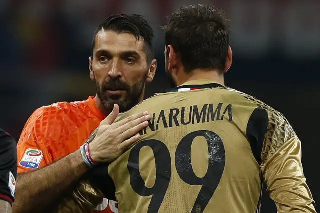 donnarumma and buffon