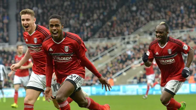 Fulham celebrate