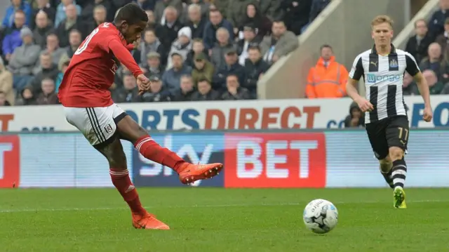 Ryan Sessegnon scores his first