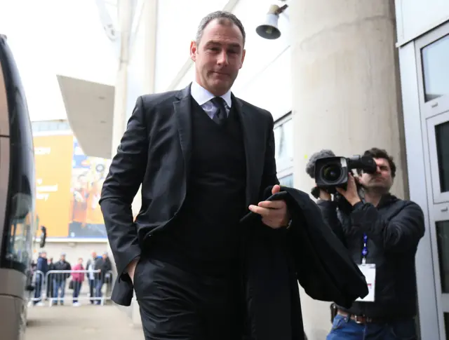 Swansea City manager Paul Clement