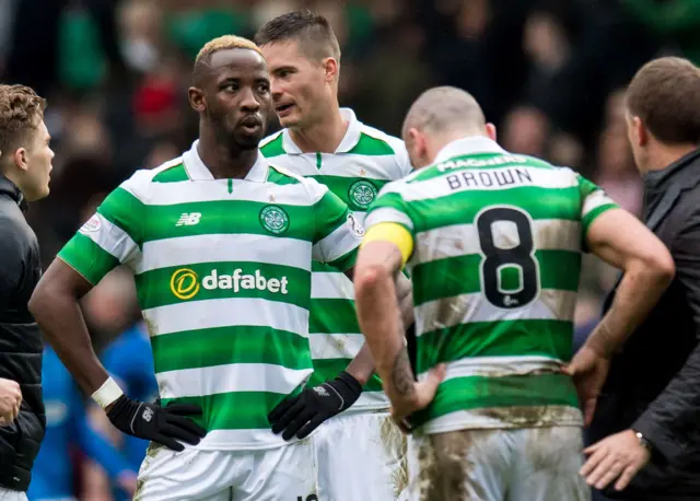 Moussa Dembele and Scott Brown