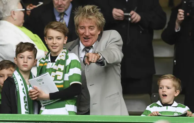 Rod Stewart at Celtic Park