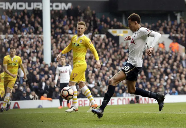 Dele Alli scores