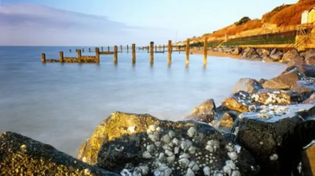 View from Clacton to Holland-on-Sea