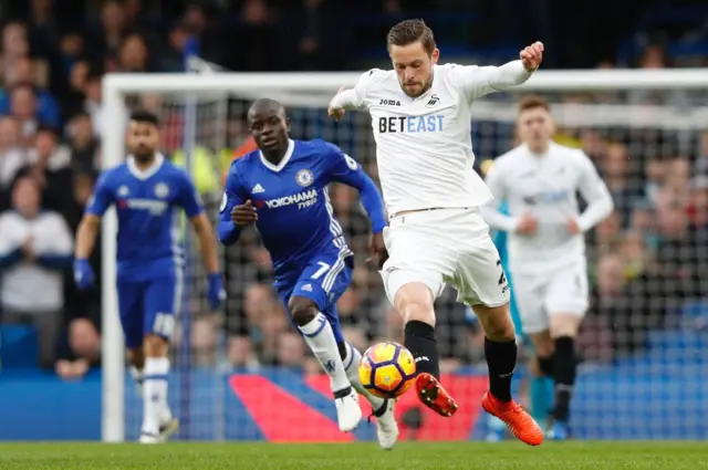 Gylfi Sigurdsson and N'Golo Kante